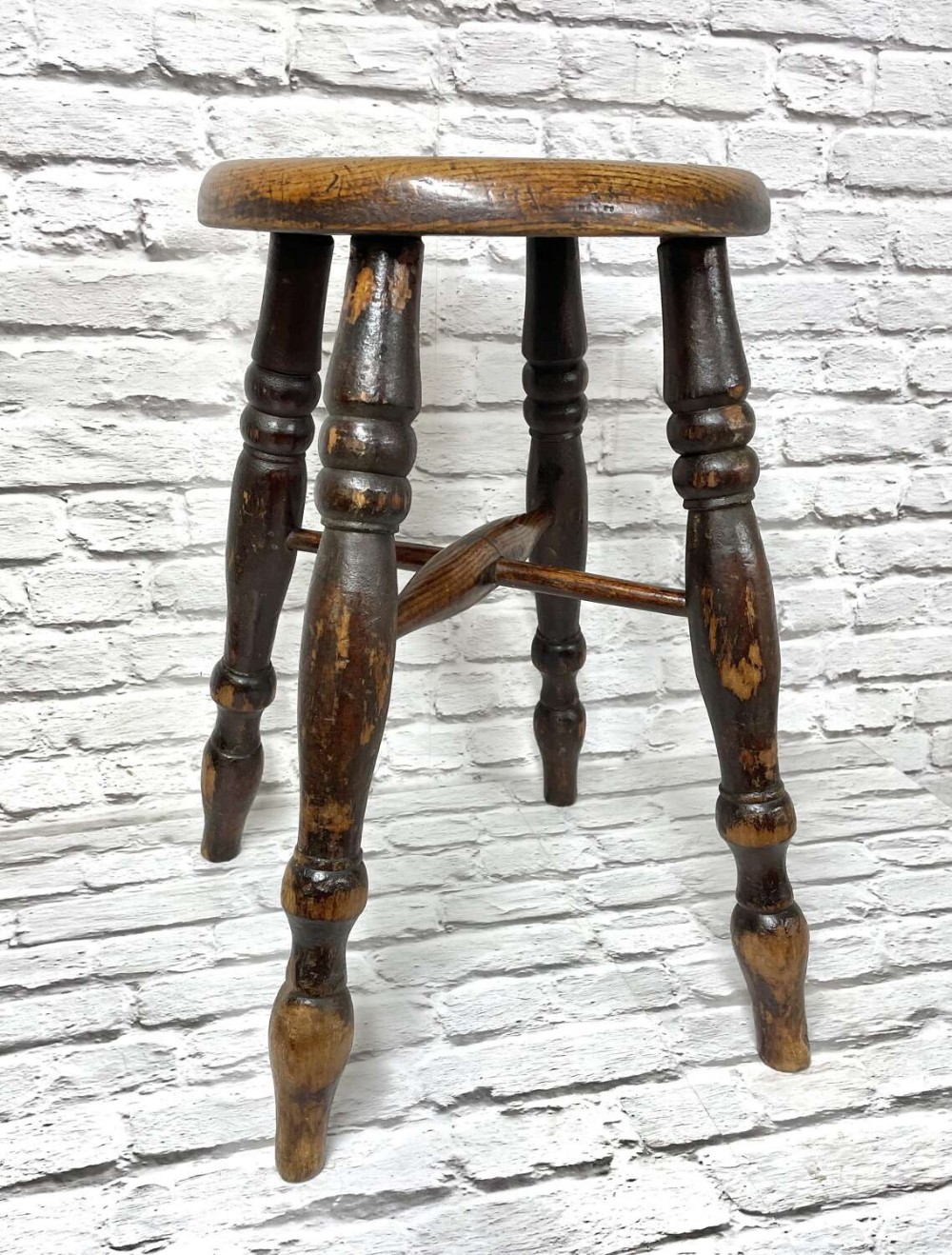 C19th Loom Worker's Stool