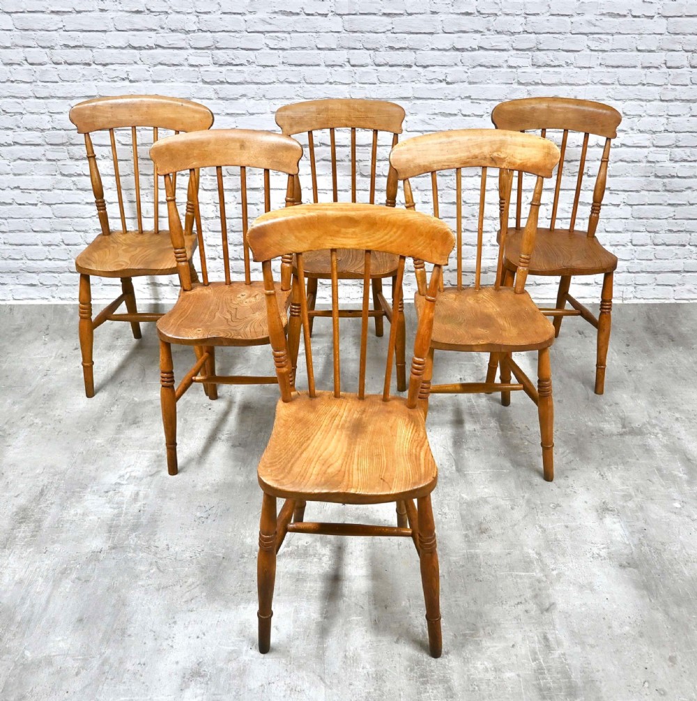 Set 6 Windsor Country Kitchen Dining Chairs