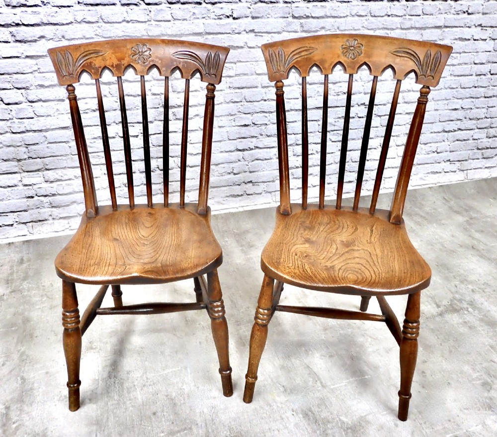 2x Windsor Kitchen Side Chairs View II