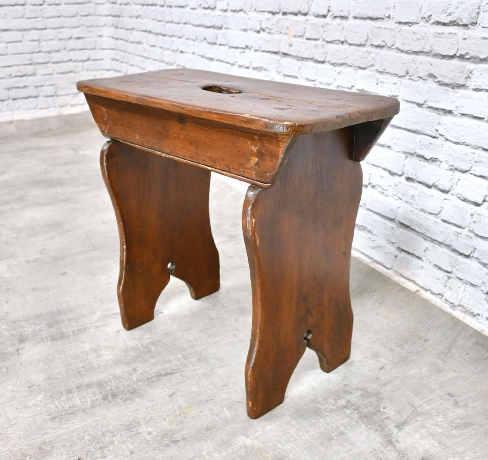 Pine Bench Stool