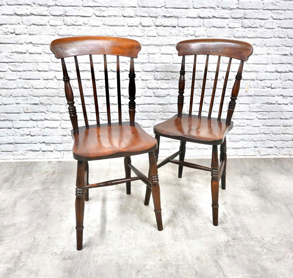 A Pair Of Windsor Kitchen Chairs