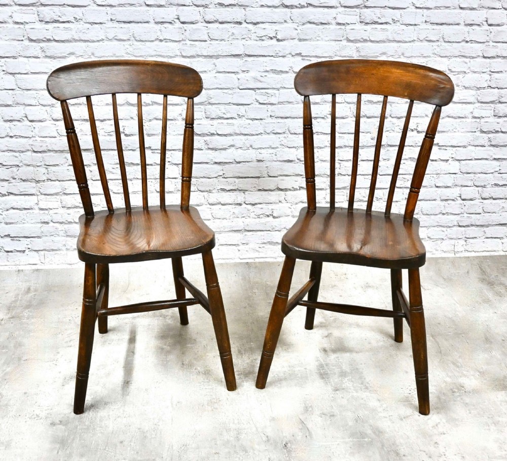 A Pair of Windsor Kitchen Chairs