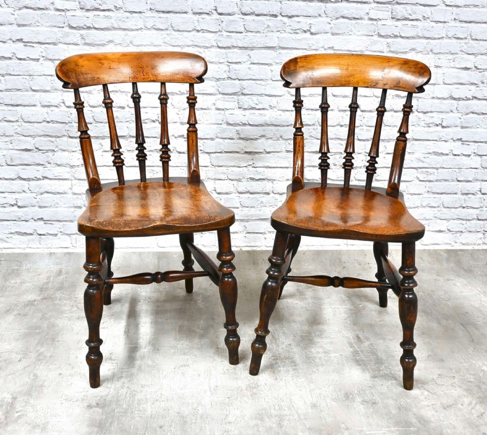 A Pair of Windsor Kitchen Chairs