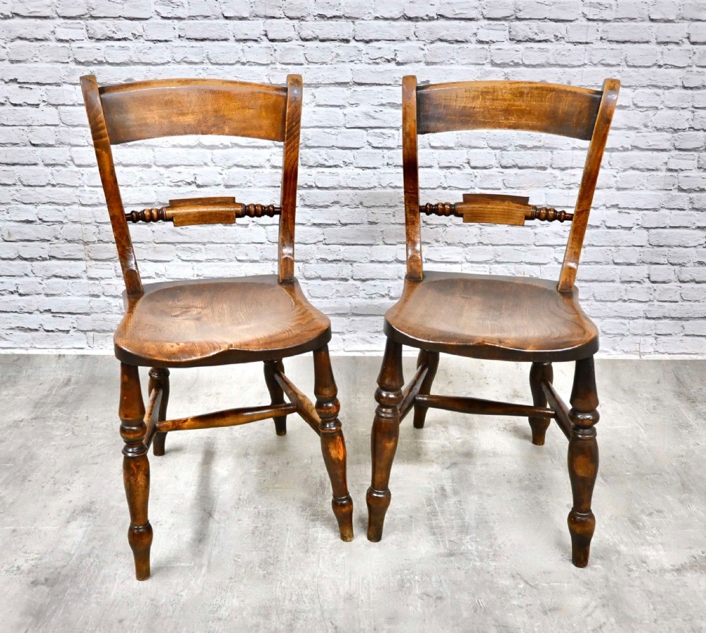 Pr Windsor Barback Kitchen Dining Chairs
