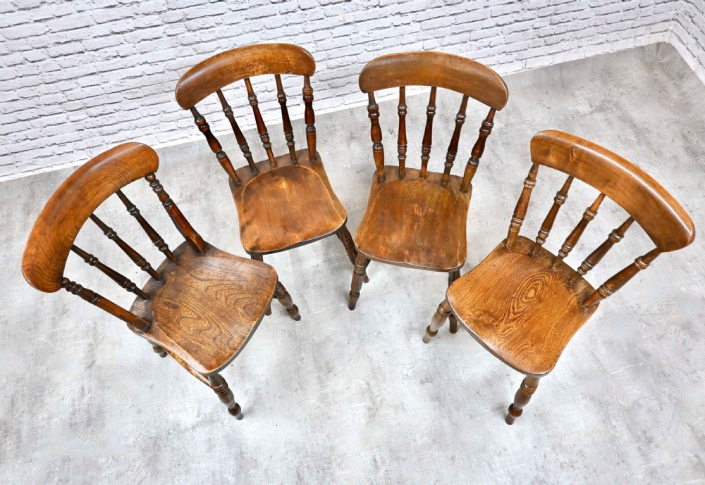 Windsor Kitchen Dining Chairs x4 View II