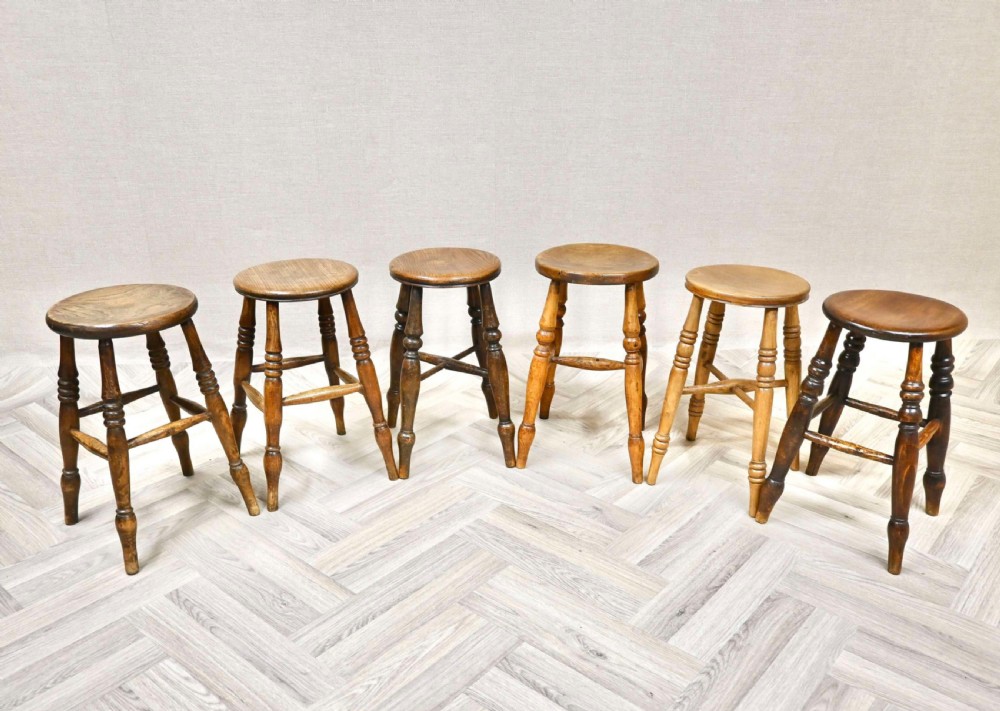 6x C19th Windsor Pub Stools View III