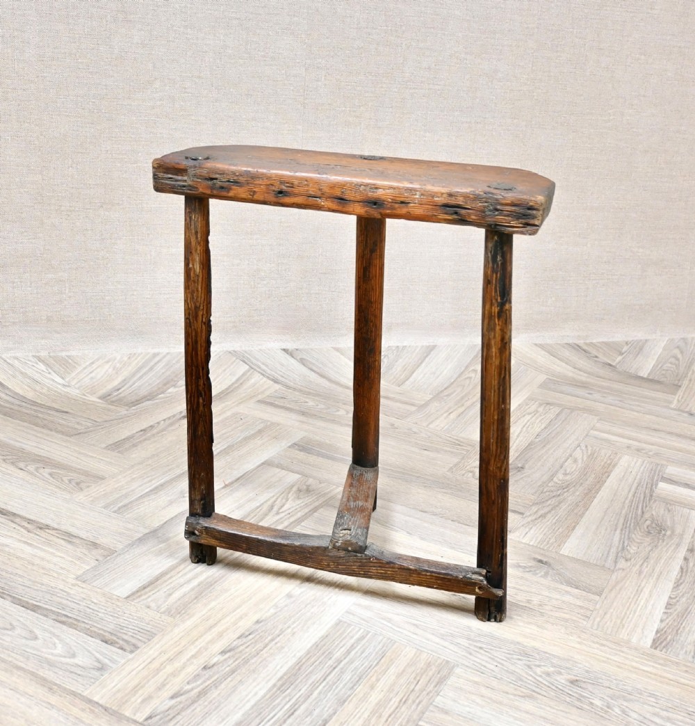 C18th Primitive Stool View II
