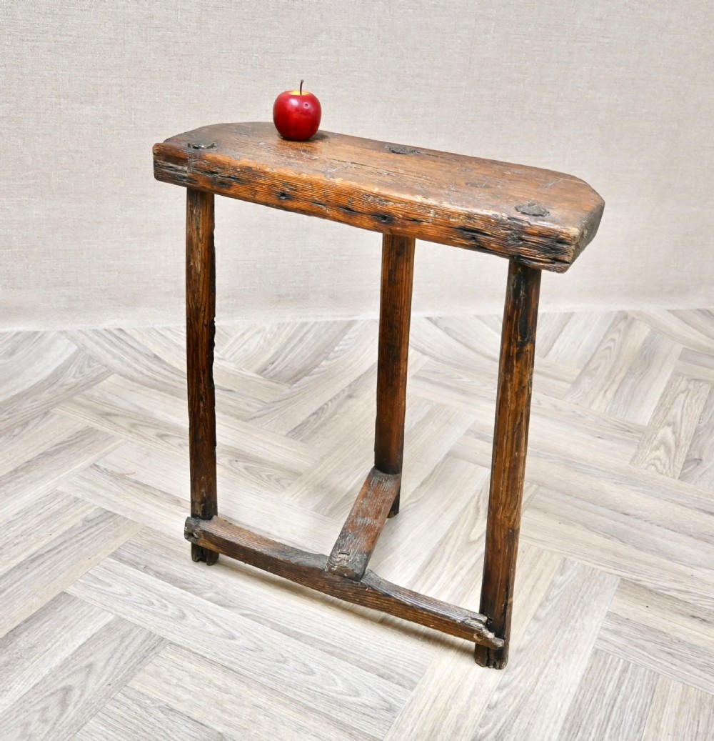 C18th Primitive Stool View VI