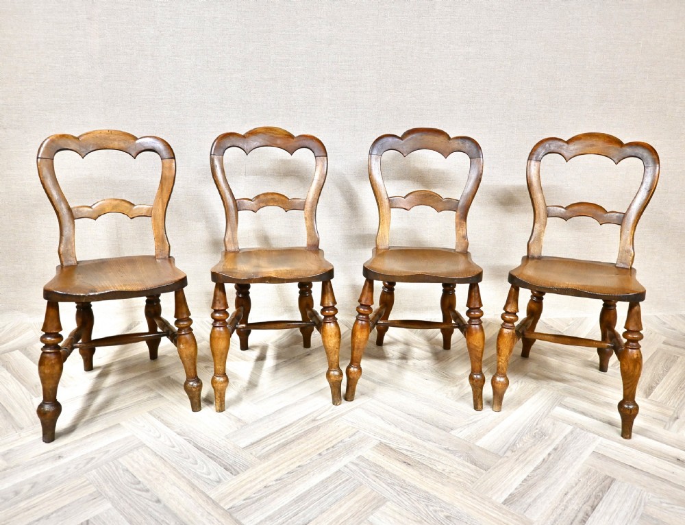 Set 4 Windsor Kitchen Dining Chairs