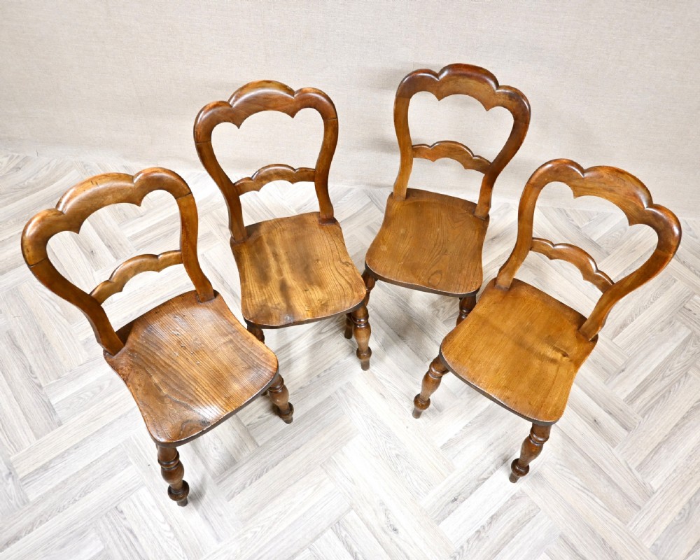 Set 4 Windsor Kitchen Dining Chairs View III