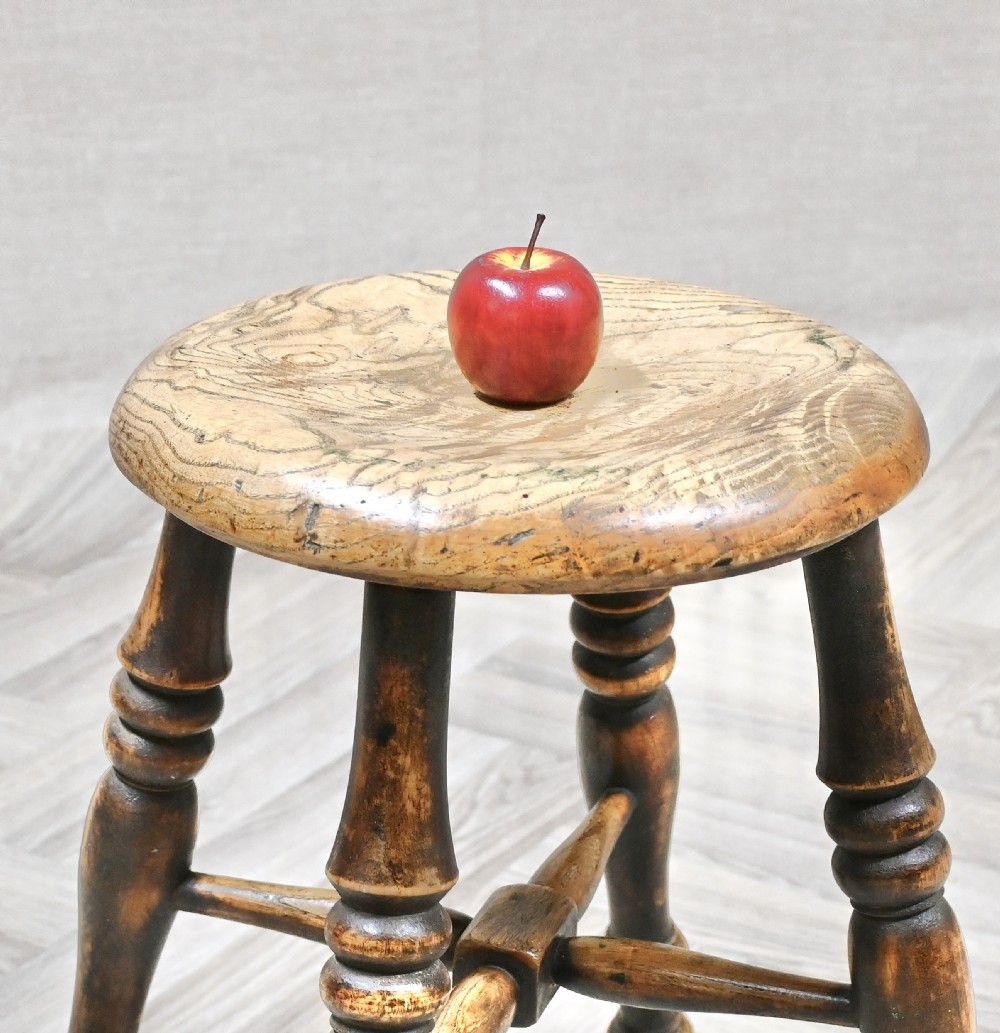 Quality C19th Windsor Stool View II
