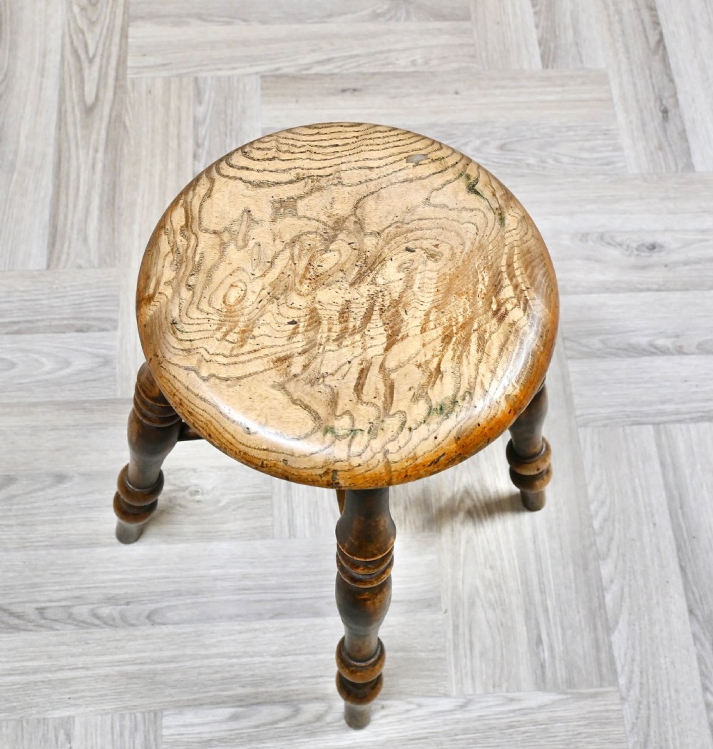 Quality C19th Windsor Stool View III
