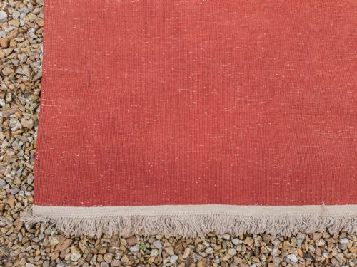 ART DECO CHINESE MONOCHROME RED SCULPTED CARPET 12'4X9' 376X276CM RUG - ADDITIONAL PHOTO 7
