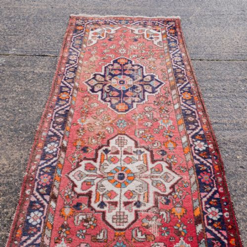 PERSIAN HAMADAN ORIENTAL RUNNER 10'3X3'5 313X1055CM RUG CARPET - ADDITIONAL PHOTO 4
