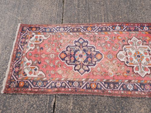 PERSIAN HAMADAN ORIENTAL RUNNER 10'3X3'5 313X1055CM RUG CARPET - ADDITIONAL PHOTO 6