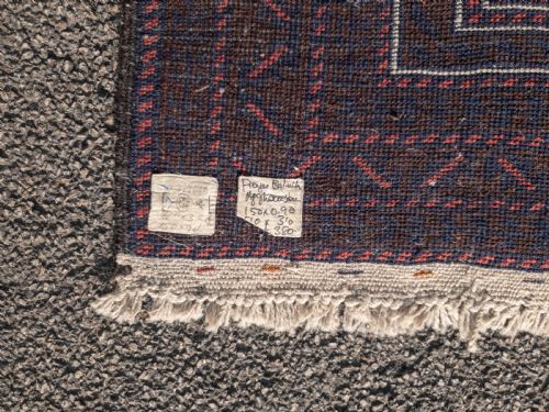 AFGHAN BALUCH PRAYER RUG 4'10X2'10 148X865CM PERSIAN - ADDITIONAL PHOTO 6