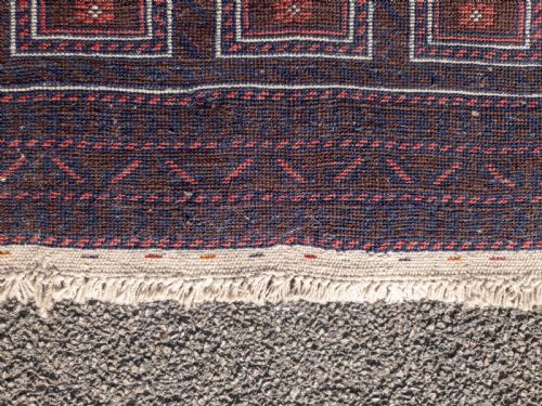 AFGHAN BALUCH PRAYER RUG 4'10X2'10 148X865CM PERSIAN - ADDITIONAL PHOTO 7