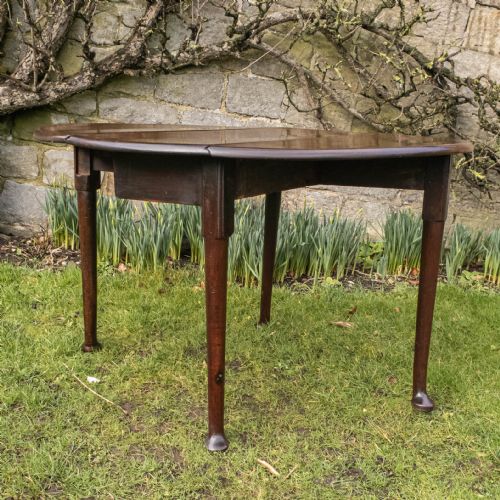 GEORGE II MAHOGANY PAD FOOT GATELEG OVAL DINING - ADDITIONAL PHOTO 8