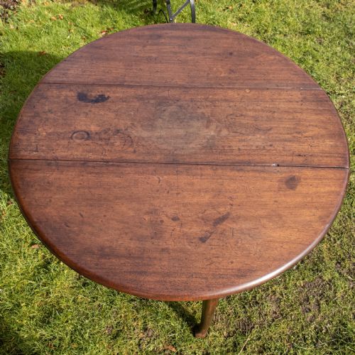 GEORGE II MAHOGANY PAD FOOT GATELEG OVAL DINING - ADDITIONAL PHOTO 11