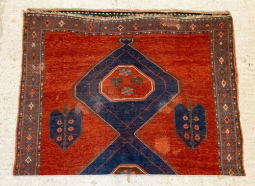CAUCASIAN ORIENTAL HANDWOVEN CARPET 9' X 6'5 KAZAK - ADDITIONAL PHOTO 9