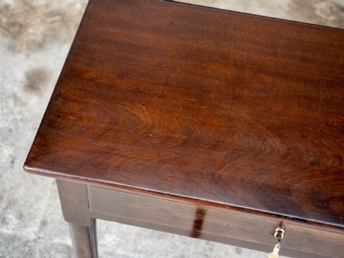 GEORGE II PAD FOOT MAHOGANY CONSOLE DROPLEAF TEA TABLE - ADDITIONAL PHOTO 12