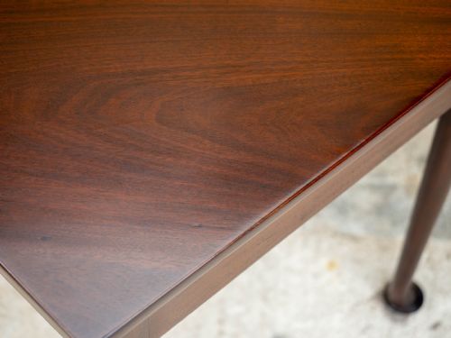 GEORGE II PAD FOOT MAHOGANY TRIANGULAR CORNER DROPLEAF TEA TABLE - ADDITIONAL PHOTO 11
