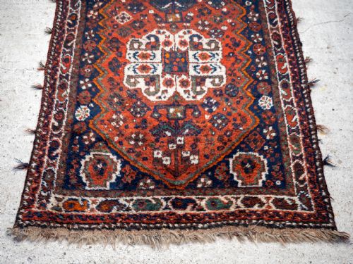 PERSIAN AFSHAR KHAMSEH TRIBAL RUG 5'5X3'9 164X1145CM - ADDITIONAL PHOTO 1