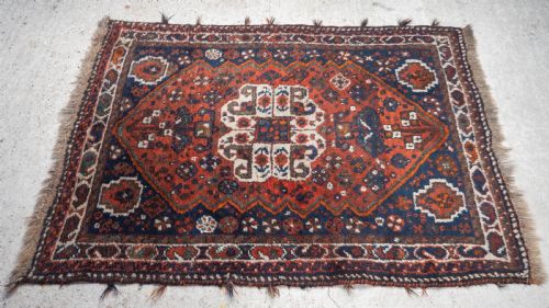PERSIAN AFSHAR KHAMSEH TRIBAL RUG 5'5X3'9 164X1145CM - ADDITIONAL PHOTO 3