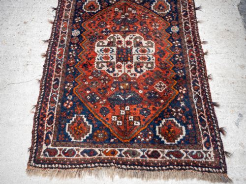 PERSIAN AFSHAR KHAMSEH TRIBAL RUG 5'5X3'9 164X1145CM - ADDITIONAL PHOTO 5