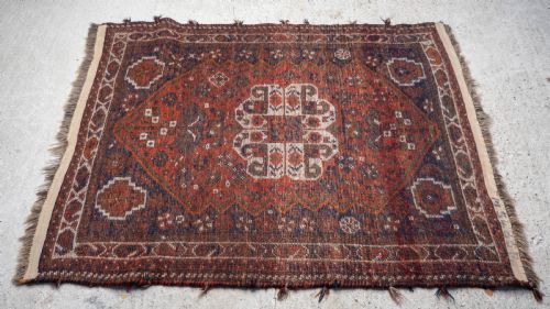 PERSIAN AFSHAR KHAMSEH TRIBAL RUG 5'5X3'9 164X1145CM - ADDITIONAL PHOTO 6