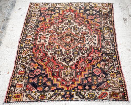 PERSIAN QASHGAI HAMADAN HANDWOVEN RUG 6'3 X 5'3 - ADDITIONAL PHOTO 4