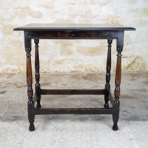 EARLY C18TH OAK OCCASIONAL SIDE TABLE GEORGE I - ADDITIONAL PHOTO 3