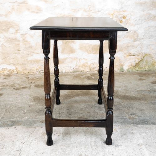 EARLY C18TH OAK OCCASIONAL SIDE TABLE GEORGE I - ADDITIONAL PHOTO 4