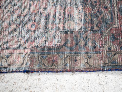 PERSIAN HERIZ HANDWOVEN ORIENTAL RUNNER 10'6X4' RUG - ADDITIONAL PHOTO 7