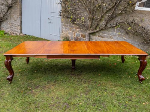VICTORIAN 10FT MAHOGANY EXTENDING DINING TABLE - ADDITIONAL PHOTO 6