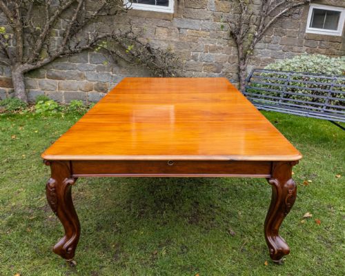 VICTORIAN 10FT MAHOGANY EXTENDING DINING TABLE - ADDITIONAL PHOTO 9