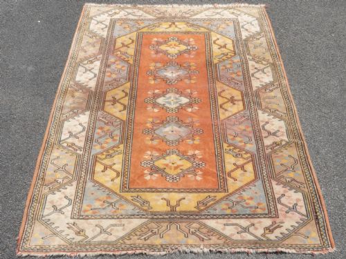 ANATOLIAN TURKISH MILAS HANDWOVEN ORIENTAL RUG 7'9 X 5'10 - ADDITIONAL PHOTO 1