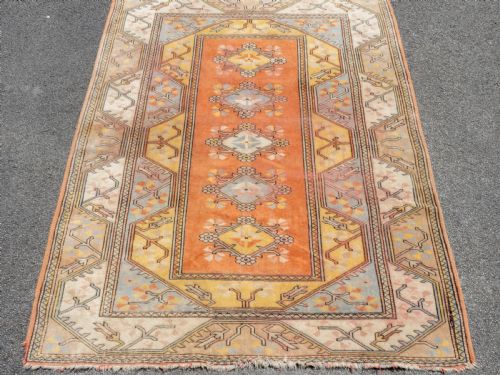 ANATOLIAN TURKISH MILAS HANDWOVEN ORIENTAL RUG 7'9 X 5'10 - ADDITIONAL PHOTO 2