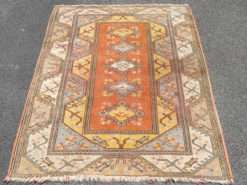 ANATOLIAN TURKISH MILAS HANDWOVEN ORIENTAL RUG 7'9 X 5'10 - ADDITIONAL PHOTO 3