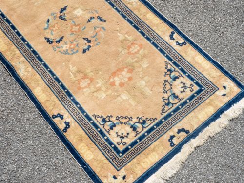 CHINESE PEKING HANDWOVEN ORIENTAL RUNNER 10'3X2'5 313X74CM RUG - ADDITIONAL PHOTO 9