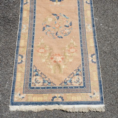 CHINESE PEKING HANDWOVEN ORIENTAL RUNNER 10'3X2'5 313X74CM RUG - ADDITIONAL PHOTO 11