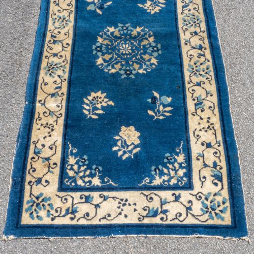 CHINESE PEKING HANDWOVEN ORIENTAL RUG 5'10X3'11 178X88CM - ADDITIONAL PHOTO 4