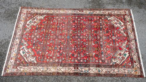 PERSIAN HAMADAN RUG 7'4X4'3 223X1305CM CARPET - ADDITIONAL PHOTO 4