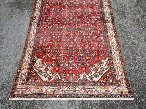 PERSIAN HAMADAN RUG 7'4X4'3 223X1305CM CARPET - ADDITIONAL PHOTO 5