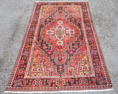 PERSIAN HAMADAN RUG 7'6X4'3 228X129CM CARPET - ADDITIONAL PHOTO 1