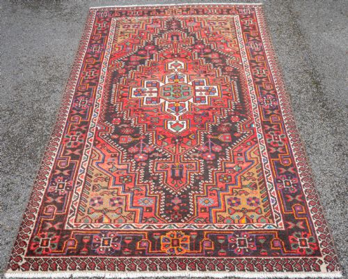 PERSIAN HAMADAN RUG 7'6X4'3 228X129CM CARPET - ADDITIONAL PHOTO 2