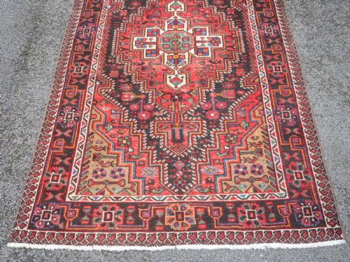 PERSIAN HAMADAN RUG 7'6X4'3 228X129CM CARPET - ADDITIONAL PHOTO 3