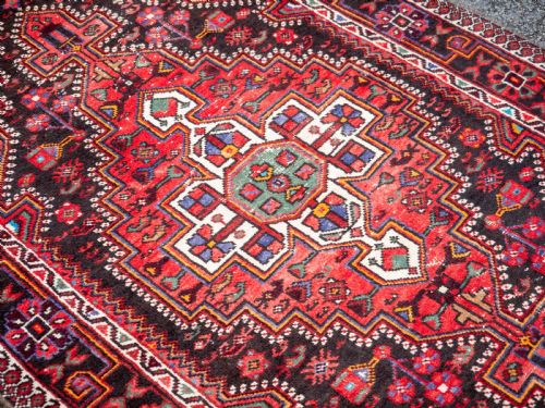 PERSIAN HAMADAN RUG 7'6X4'3 228X129CM CARPET - ADDITIONAL PHOTO 8