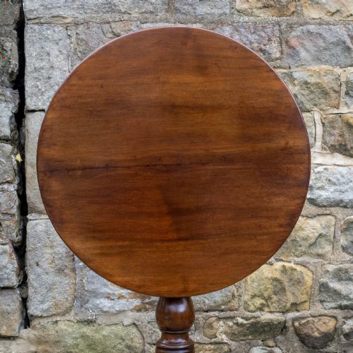 MAHOGANY TILTTOP TRIPOD SUPPER TABLE - ADDITIONAL PHOTO 9