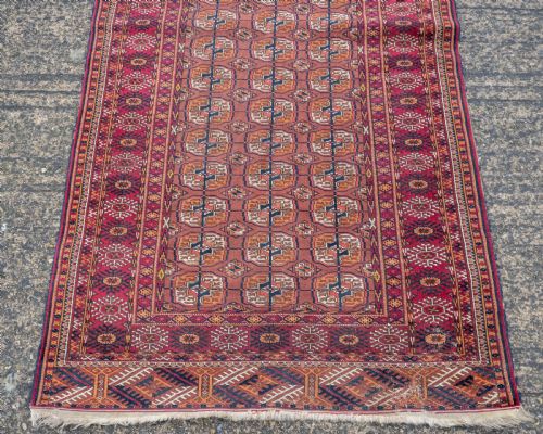 TURKMEN TEKKE RUG FROM THE EMIRATE OF BUKHARA 5'11X3'9 180X1155CM - ADDITIONAL PHOTO 3